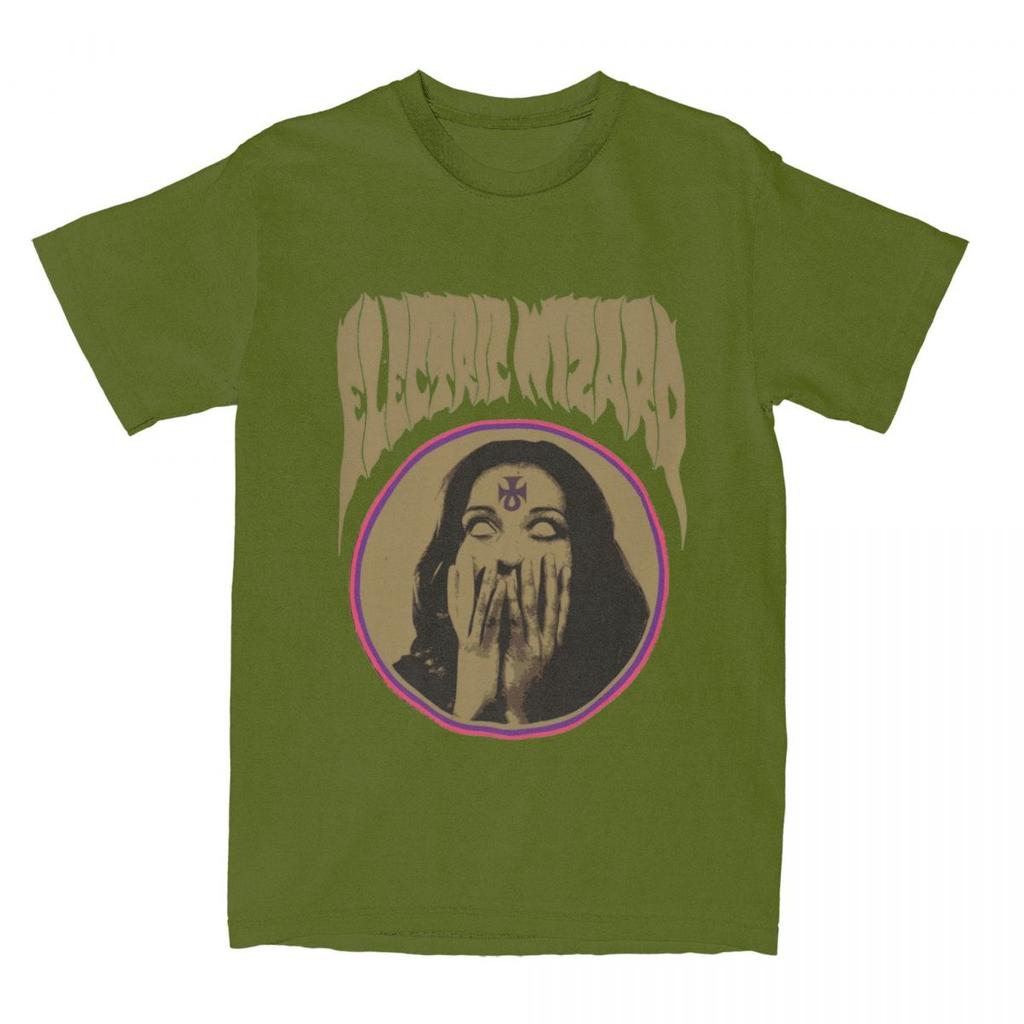 Lustige Electric Wizard T-Shirts Herren Damen Baumwolle Stoner Doom Metal Band T-Shirts Shirt Neuankömmling Kleidung