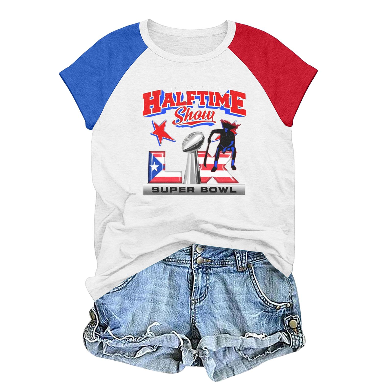 Unisex casual and fashionable short sleeved printed T-shirt top XL белый 1270₽