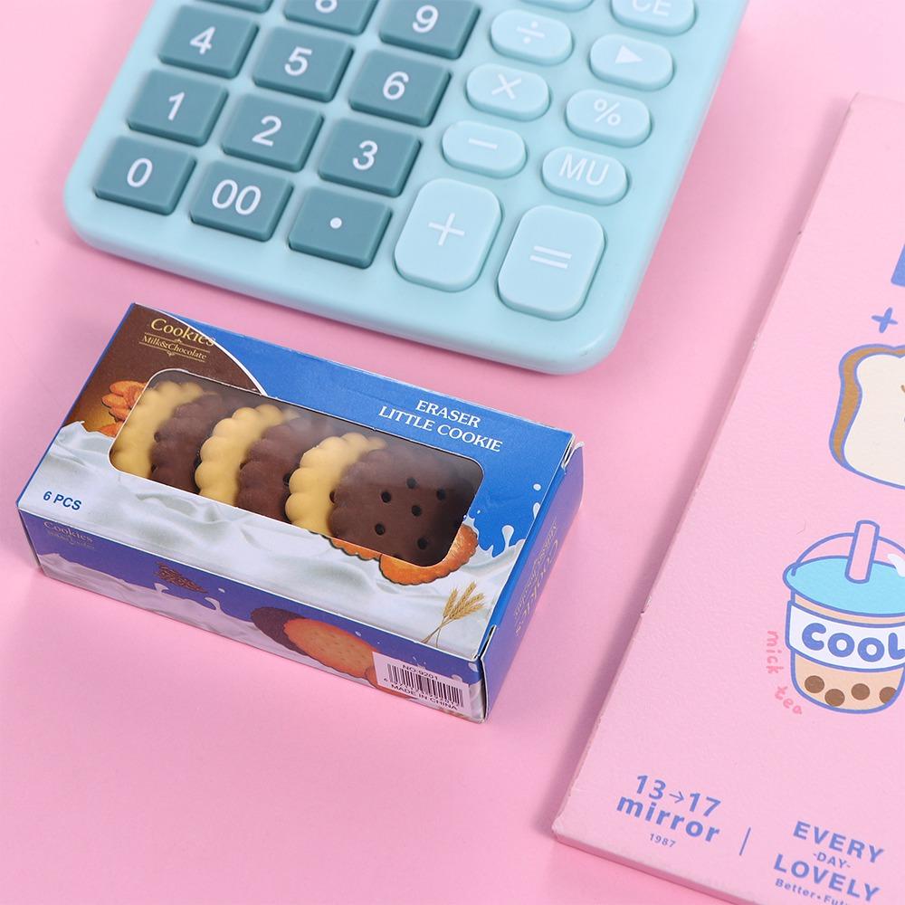 Good Flexibility Cookie Pencil Eraser Less Rubber Debris Pencil Wiping Eraser Office Supplies