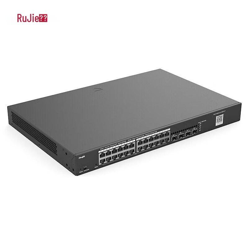 

Ruijie RG-S1930-24T4SFP-P 24-Port Gigabit Managed PoE+ Switch