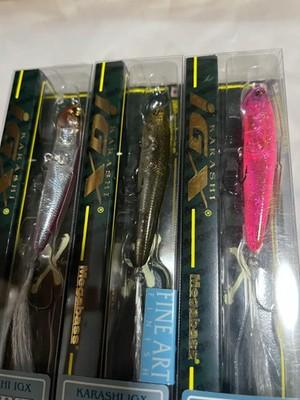 Megabass KARASHI IGX 70F 70S 3pc Set FA Wakasagi GLX Cotton Komorin Fs