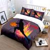 Basketball Art Three-Piece Set Multiple sizes kid's and adults' bedroom Exquisite 3PC bedding set gift