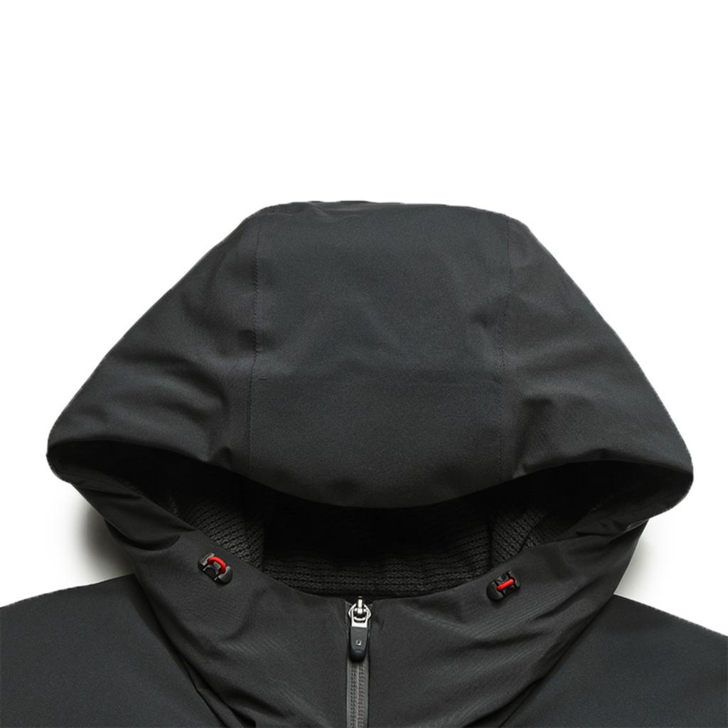 FILA Golf Series Minimalist Classic Comfortable Casual Sports Versatile Warm Cotton Jacket Men jackets Carbon-Black Gray A11M545933FCC