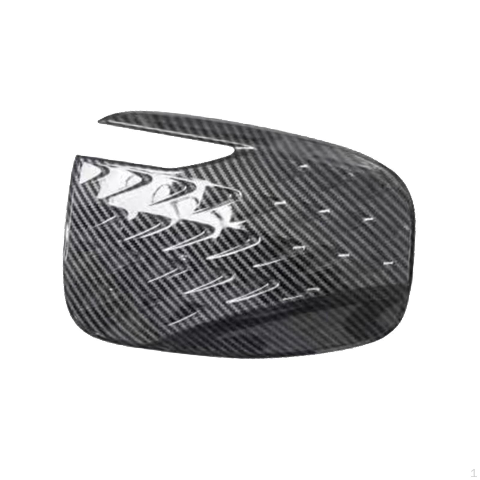 

Fuel Oil Tank Cover Cap Trim, Directly Replace, High Quality Charging Port Decorative for Atto Carbon Fiber Pattern