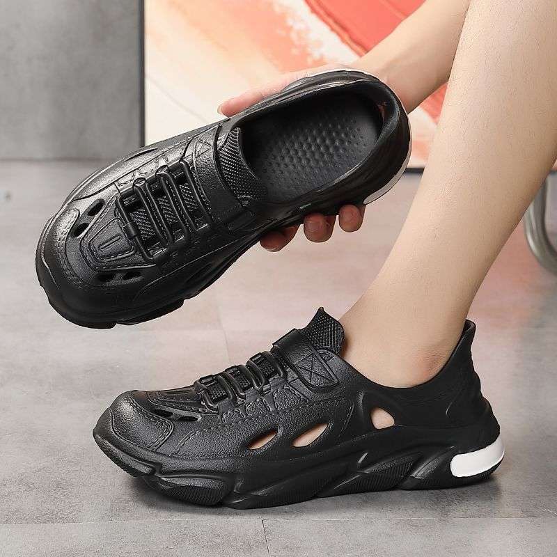 Driving hole shoes men's 2025 new summer non-slip deodorant beach slippers driver-specific sandals men's outer wear