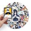 54 Naruto Anime Stickers Set: Waterproof Decorations for Laptops, Cars, Guitars, and Suitcases