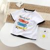 Kids' Two-in-One Short Sleeve Lycra Cotton Summer T-shirt