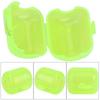 50 Pcs Plastic Squid Lure Hook Case Fluorescent Yellow Hook Cover Case Hook Bait Case  Hook Storage
