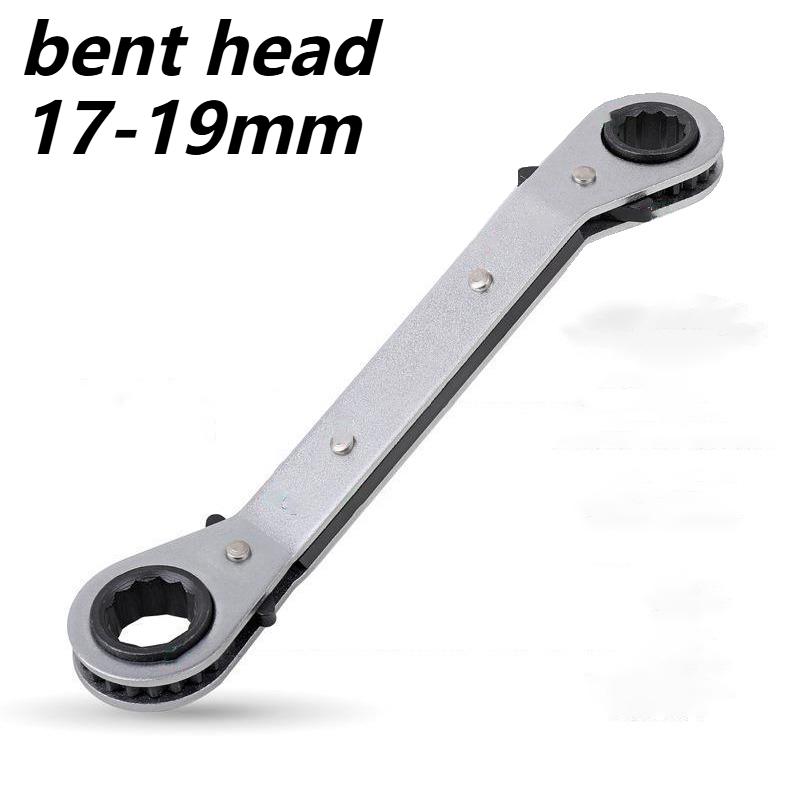 Two Way Multifunctional Wrench Ratchet Wrench Mechanical Workshop Hand Wrenches Professional Mechanic Work Wrenches Double Ended