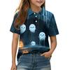 Kids' Halloween Print Shirt Casual Short Sleeve for Boys Girls Party Wear