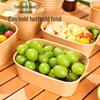 ONYLM Disposable Kraft Paper Food Containers with Lids