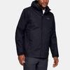 Under Armour Embroidered Logo 3-In-1 Waterproof Sports Hooded Jacket Men Outerwear Black 1342742-001