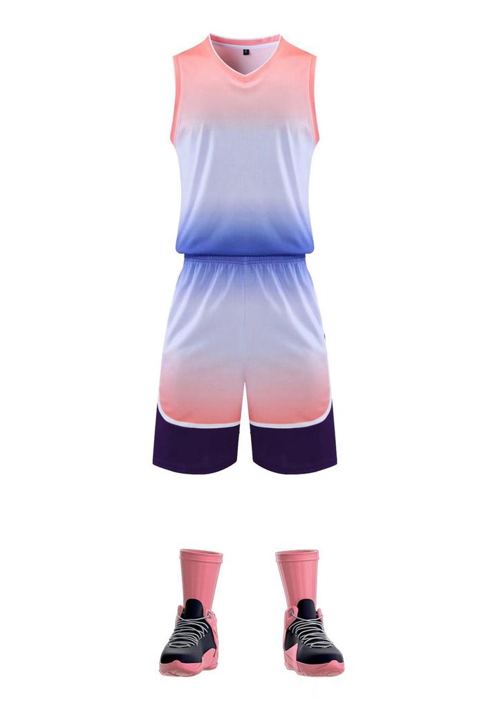 Summer Basketball Training Jersey Set for Men, Women, and Children