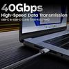 MOVE SPEED MSC01 1.2m Data Cable Full Function 40Gbps High Speed Transfer 240W Fast Charging Cord