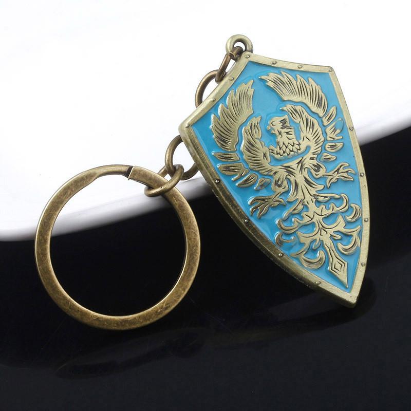 Dark Souls Shield Keychain Metal Collectible Gift For Gamers And Fans