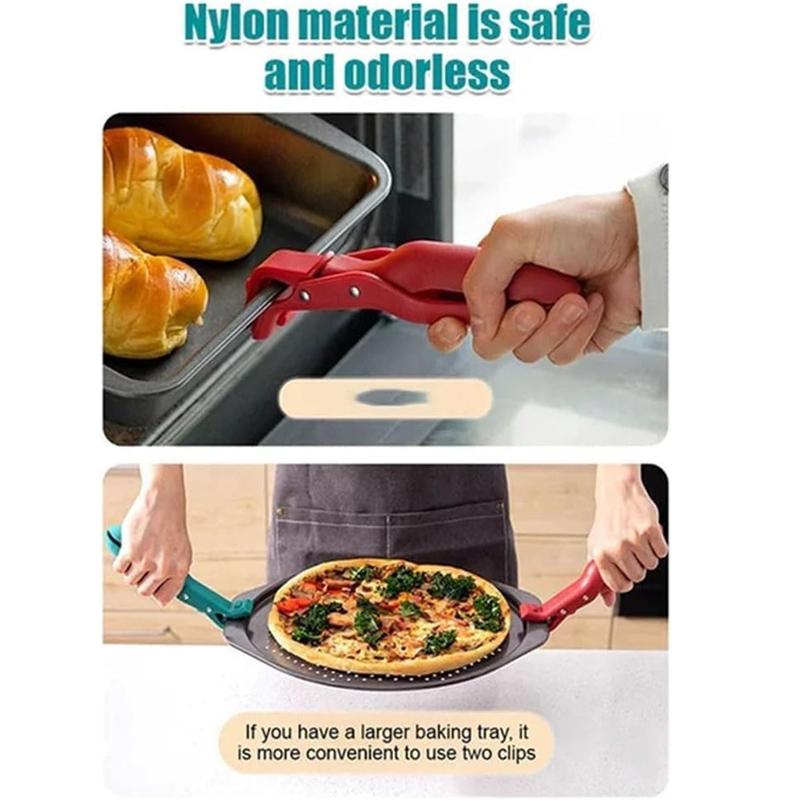 Multi-Purpose Anti-Scald Bowl Holder Clip for Kitchen Anti-Scalding Hot Plate Tongs Bowl Clips Silicone Non-Slip Heat Insulation Clip