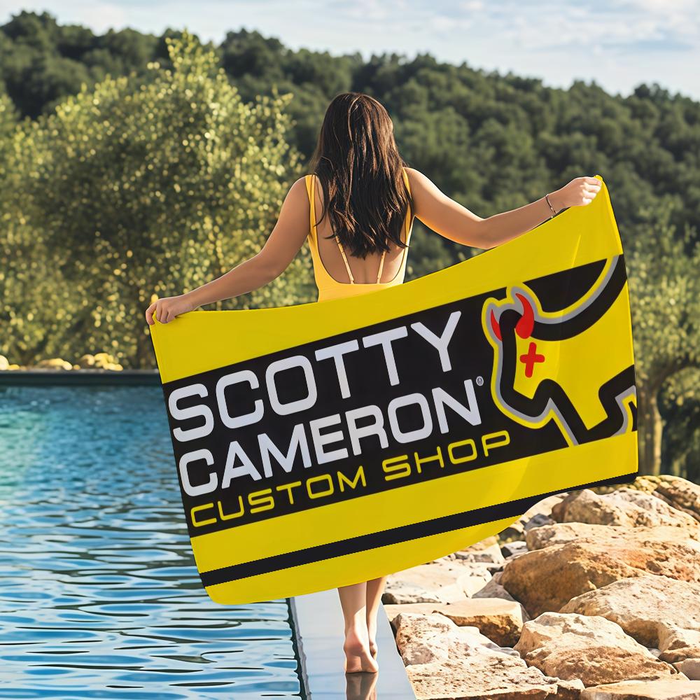 

Fashion Print S-Scotty C-Cameron Towel Quick Drying Beach Towels Are Suitable For Swimming Pools Camping Yoga And The Gym W40*H60(CM)