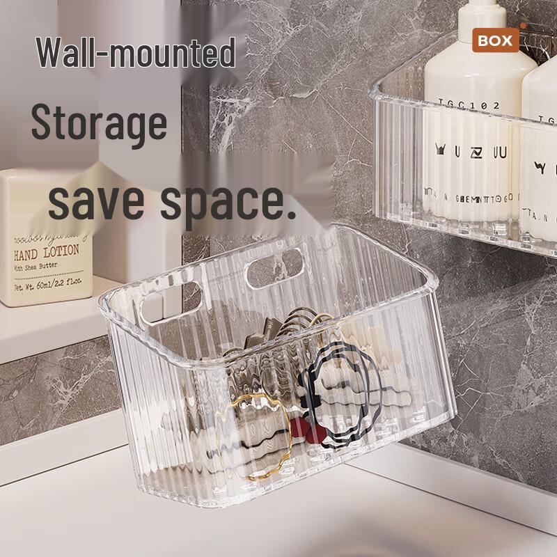 Changbaosen Drill-Free Wall Organizer for Cosmetics, Small (10-Pack)