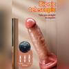 Super Strong Blue Rib Protrusion Simulation Electric Penis Dildo Masturbator Wireless Remote Control Heating Retractable Swing Sex Toys