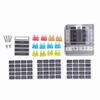 6 Way Fuse Block IP66 Waterproof Fuse Box Holder 32V DC with Dampproof Cover for Car Boat RV
