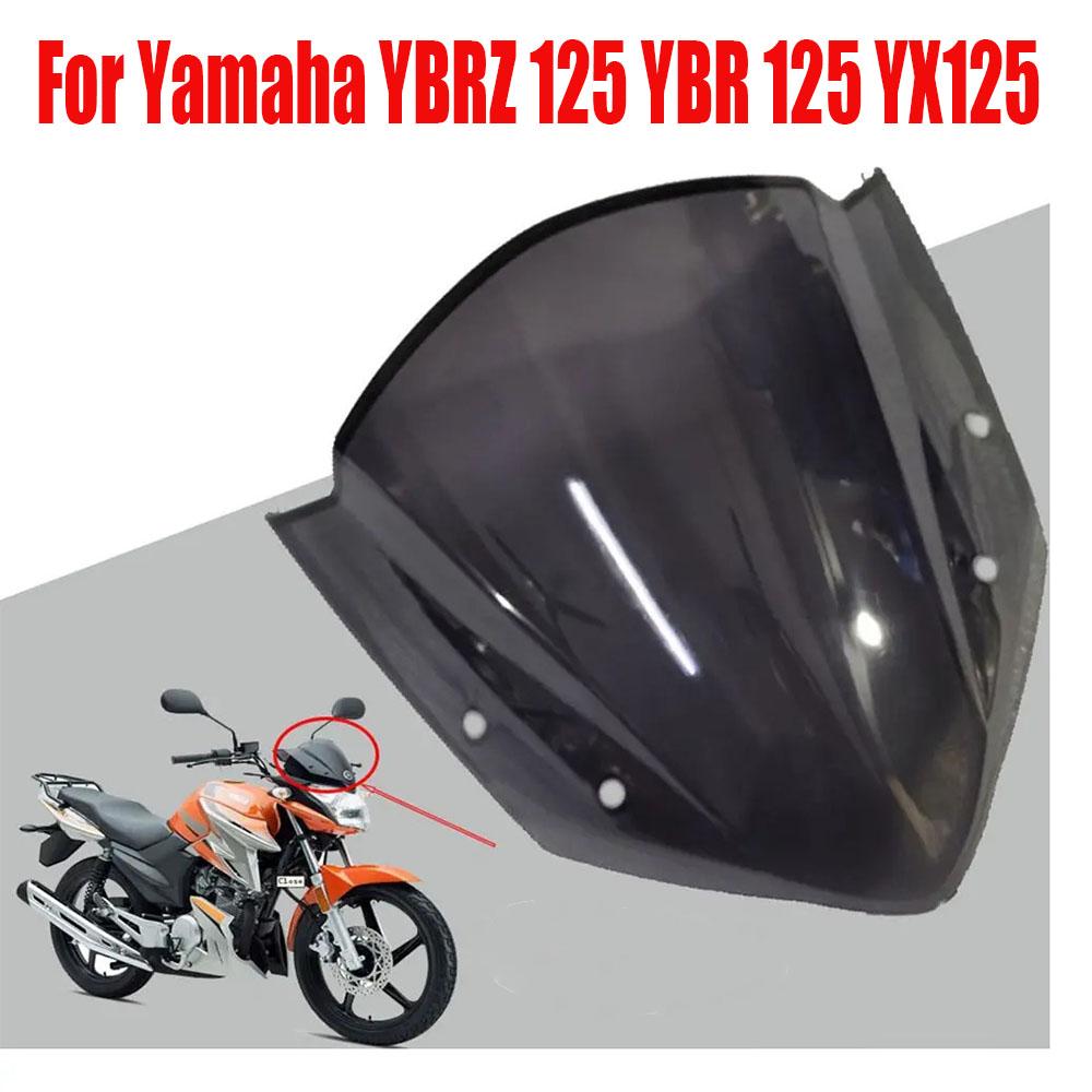 For Yamaha YBRZ 125 YX125 JYM125-3G Motorcycle Accessories Sports WindScreen Windshield Deflector