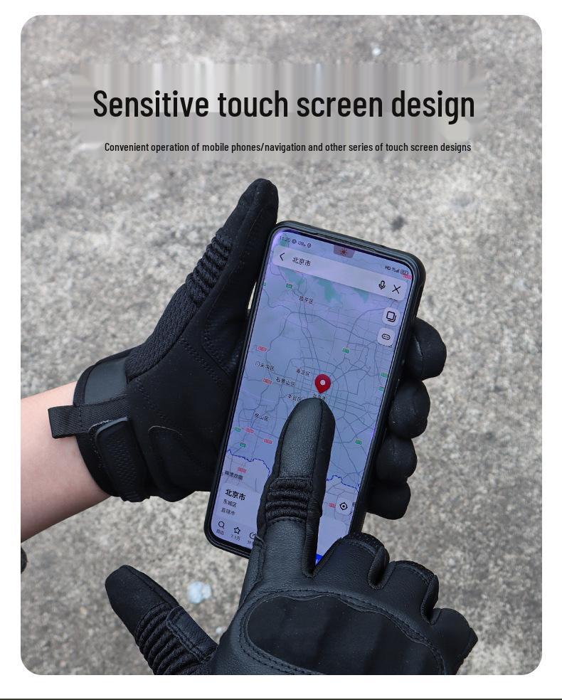 Men's Outdoor Non-Slip Touchscreen Tactical Gloves for Climbing, Motorcycling & Sports