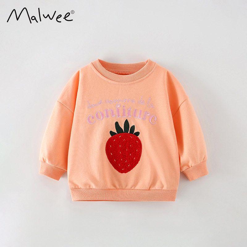 

Malwee Children s Sweatshirt, New Autumn Style, European and American Style, Round-Neck Shirt for Young Children, Stylish Long-Sleeve Base Shirt 8633 90