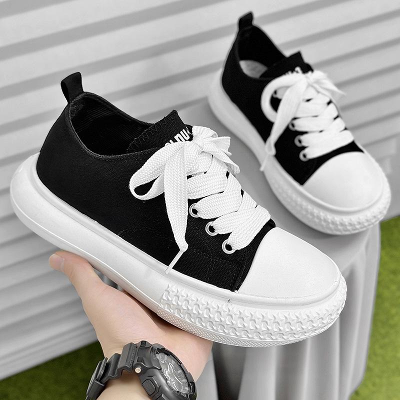 

Новые кеды для скейтборда, дышащие, обувь-хлеб, мужская повседневная обувь, обувь для растворяющейся доски, парусиновая обувь 44 чёрный