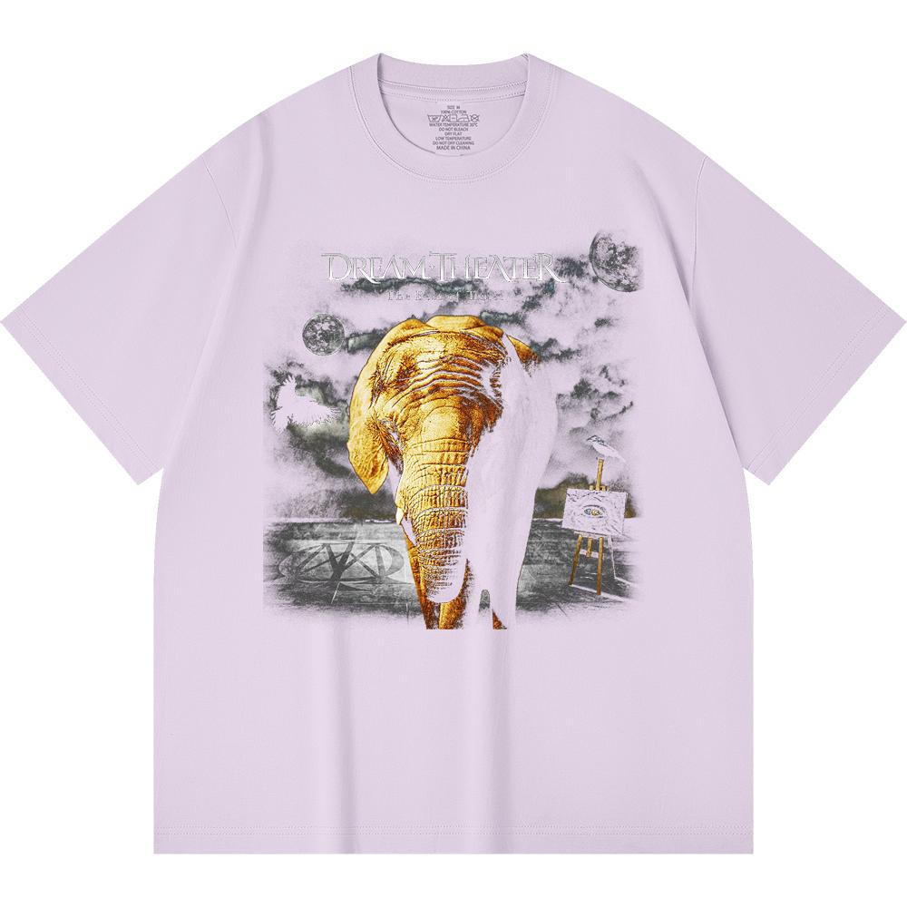 230 g/m² 100% Baumwolle Heavy Metal T-Shirt Rockband Beliebte Musik Druck Unisex Schweres Baumwoll-T-Shirt