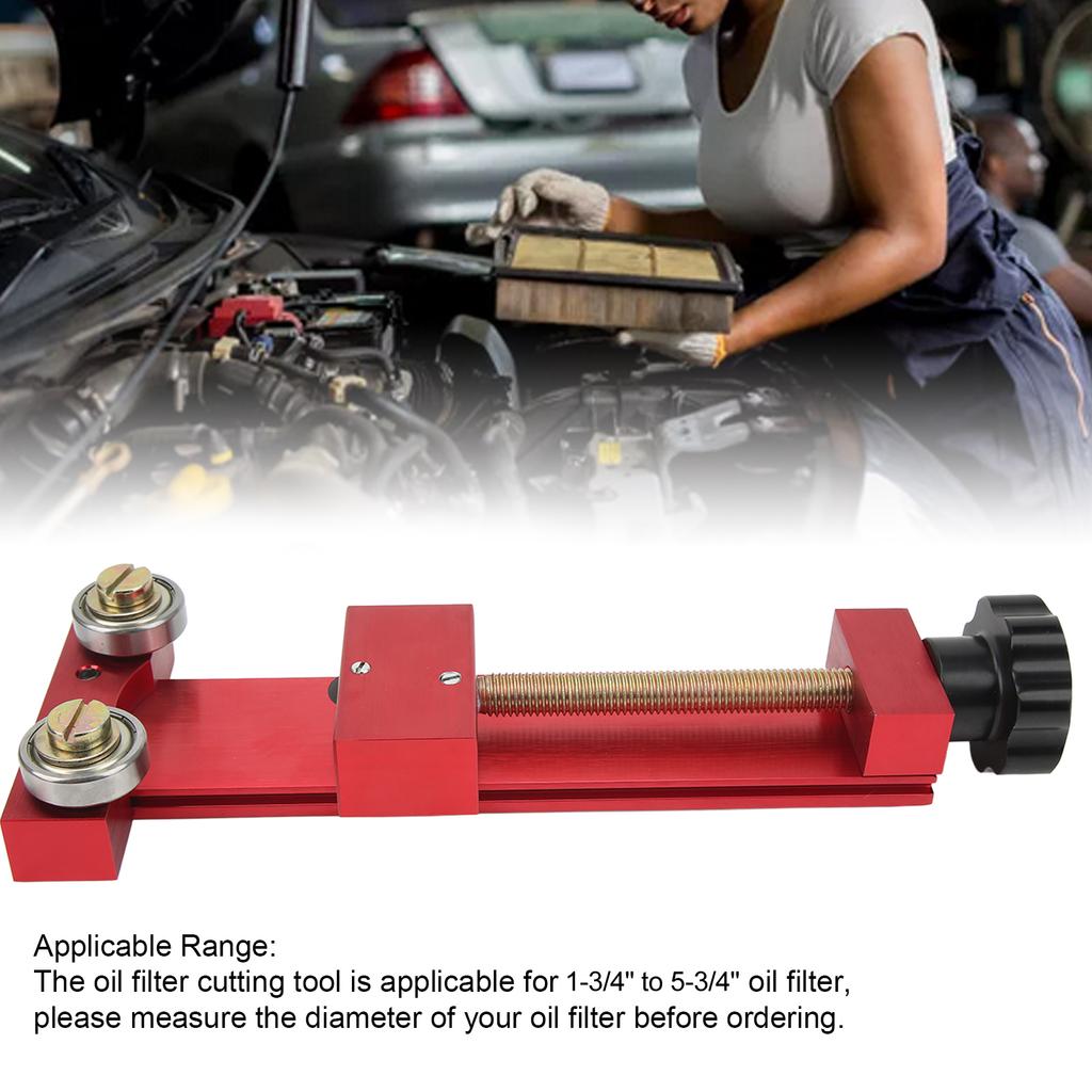 Oil Filter Cutter 66490   Zinc Alloy Strong Strength Fit For 13/4in To 53/4in Oil Filter