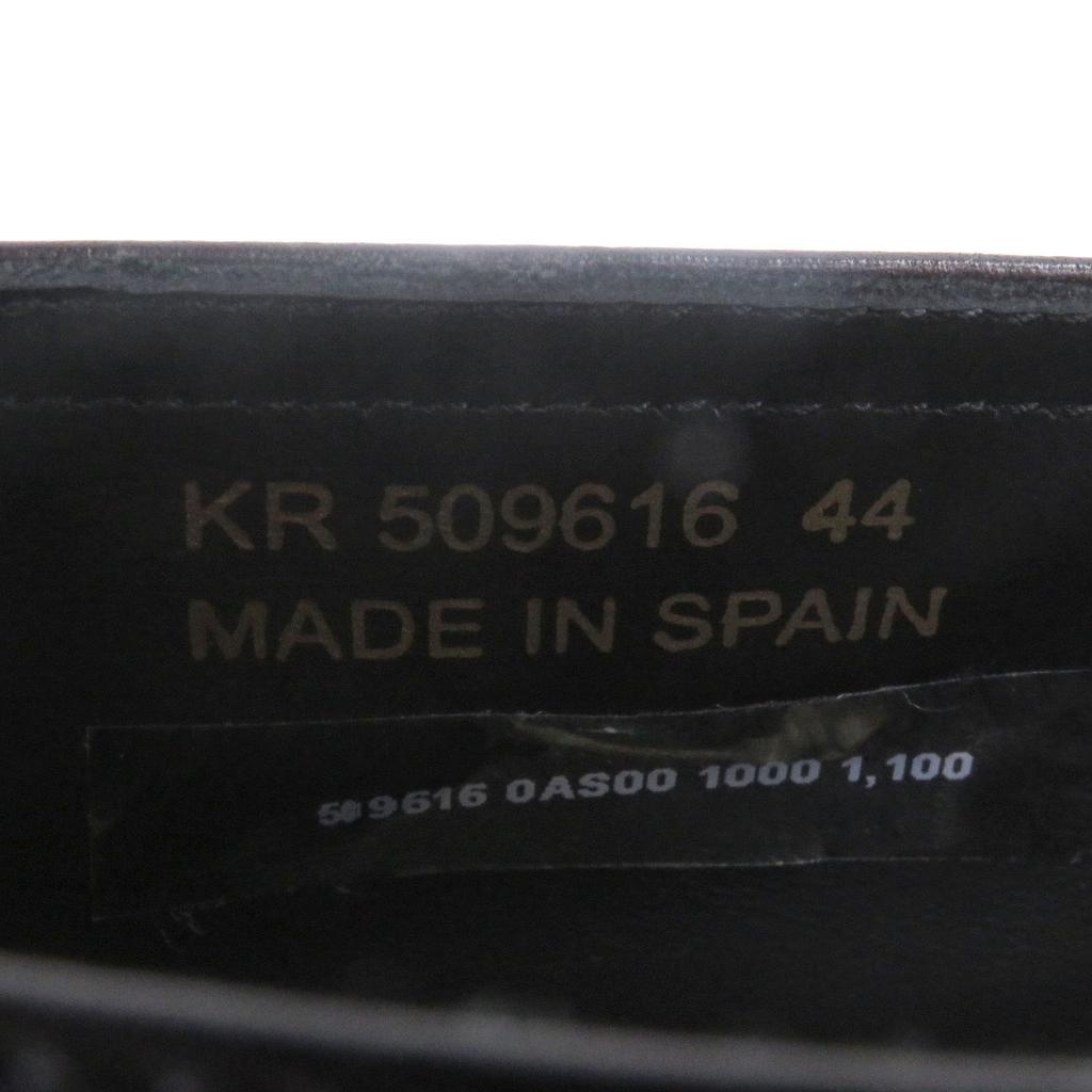 Pristine SAINT LAURENT PARIS Moccasin YSL Stitch Espadrilles Slip-On Flats black Used