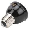 E27 Animal Heating Lamp Harmless and LightFree Black Ceramic Heating Lamp for Reptiles 220230V