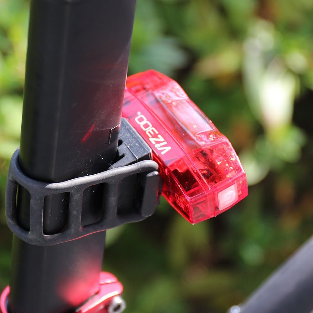 Cat Eye ViZ300 Rechargeable Bicycle Tail Light 300 Lumens Type-C Mountable Safety Light