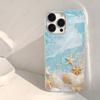 Beach Starfish Conch Palm Tree Pattern Phone Case For iPhone 16 15 14 13 12 11 Pro Max X XS XR 8 7 Plus 16E Shockproof Cover