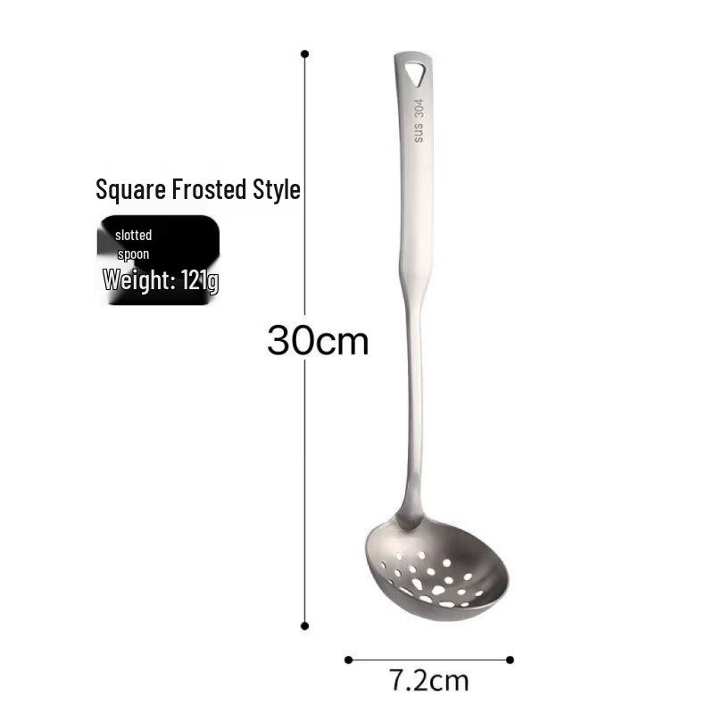 304 Stainless Steel Hot Pot Ladle & Slotted Spoon Set