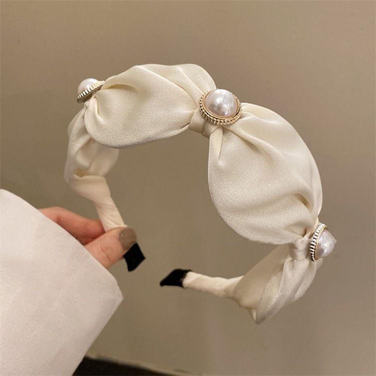 Diadema de Lujo Otoño/Invierno para Mujer - Elegante Pinza Superior de Calavera de Ala Ancha para Cabello y Lavado Facial.