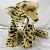 Creative Simulation Cute Plush Toy Sitting Posture Leopard Super Soft Short Plush Childrens Plush Toy