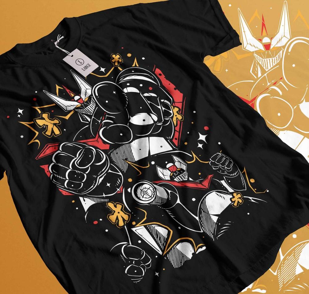 

T-shirt MAZINGER Z RARE logo brodé manga anime transzor super robot 466 L