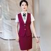 Tluoman Women's Formal Vest & Skirt Uniform Set