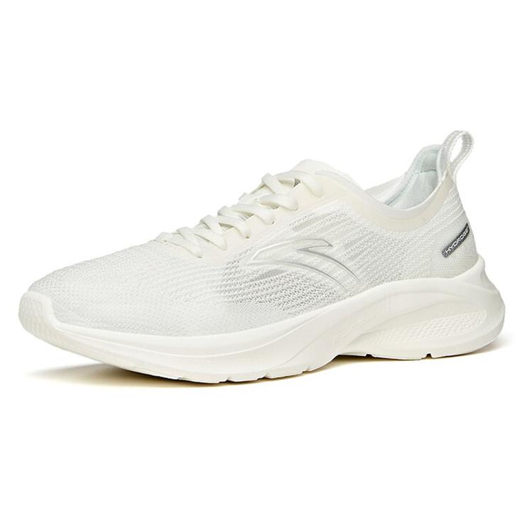 New Anta Hydrogen Run III Shock Absorbers Slip Resistant Abrasion Resistant Low Top Running Shoes Women's White 122125540-2