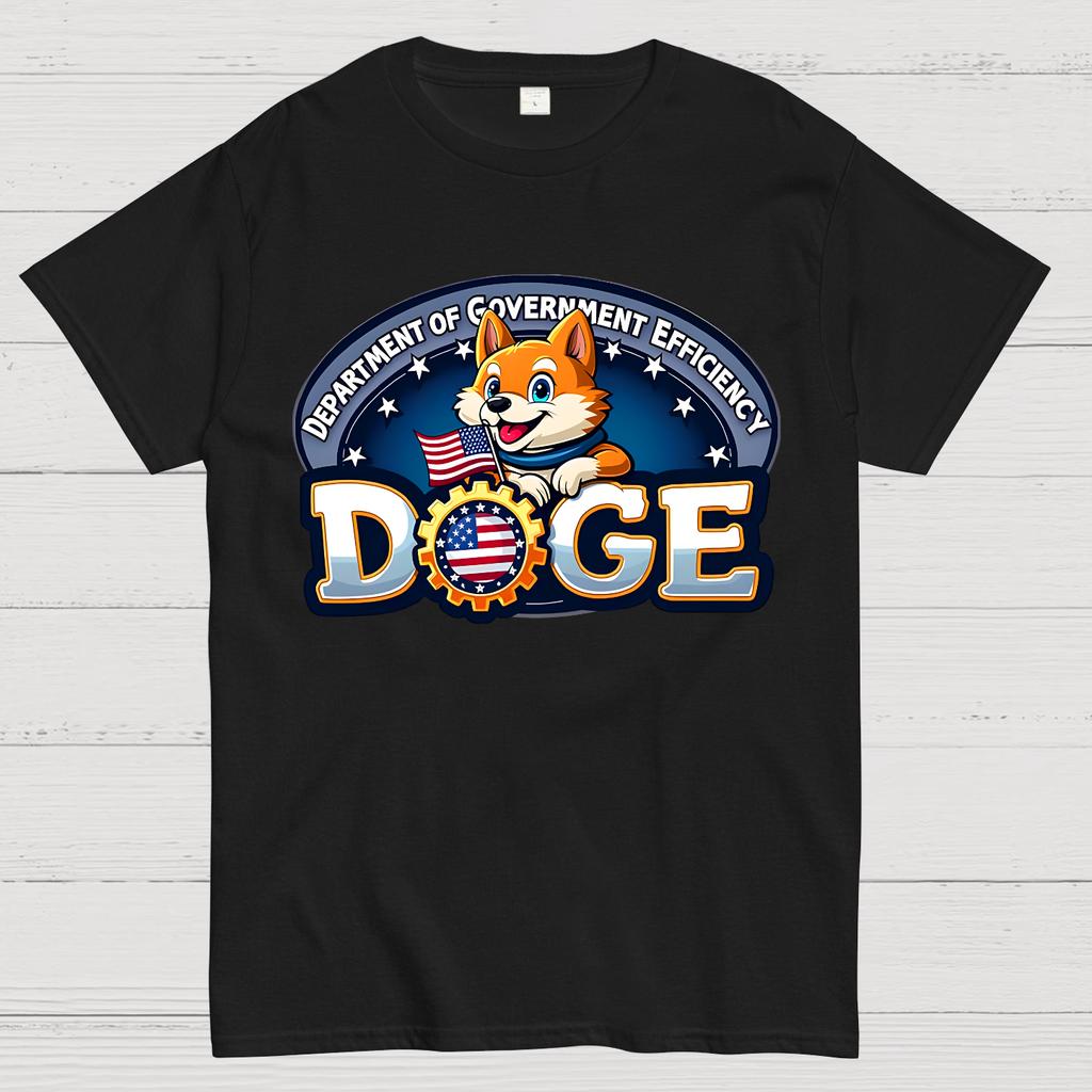 D.O.G.E-Department of Government Efficiency Cotton Summer Casual Cool Loose T-Shirt