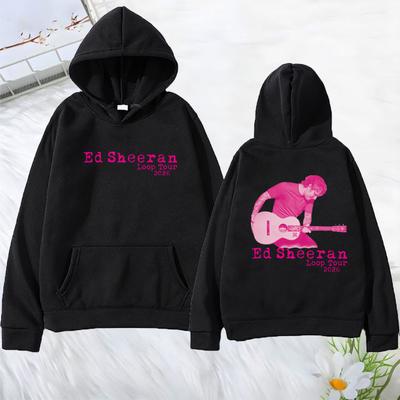 Ed Sheeran Loop Tour 2026 Bedruckte Hoodies Herren Damen Kleidung Hip Hop Vintage Streetwear Fleece Langarm Oversized Pullover