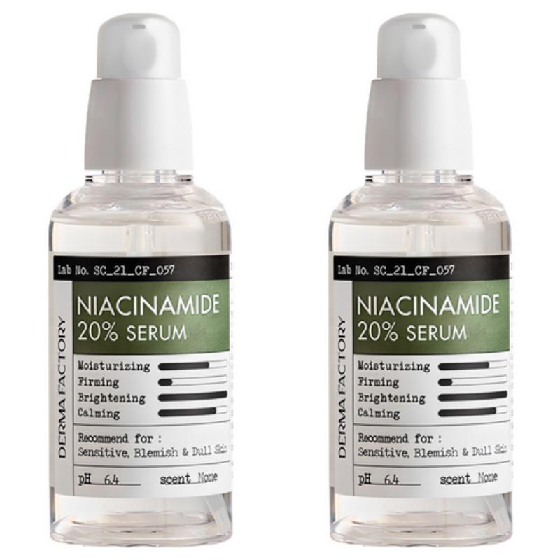 DERMA FACTORY Niacinamid 20% Serum 80ml 80ml X 2