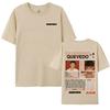 Rapper QUEVEDO Album 2025 Tour T Shirt Fashion Classic Hip Hop Streetwear T Shirts for Unisex Women Casual Cotton Oversized Tshirt