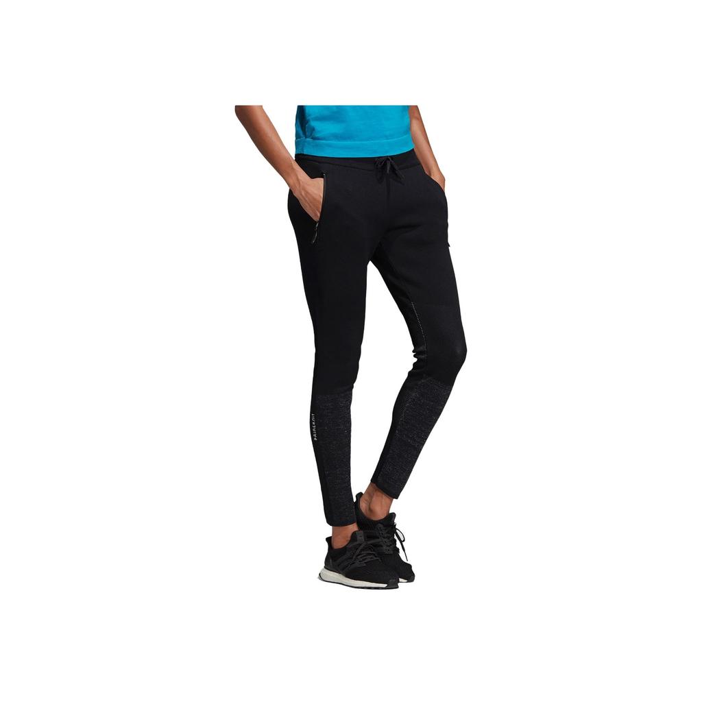 Adidas Solid Color Tight Casual Pants Women Bottoms Black DP3891
