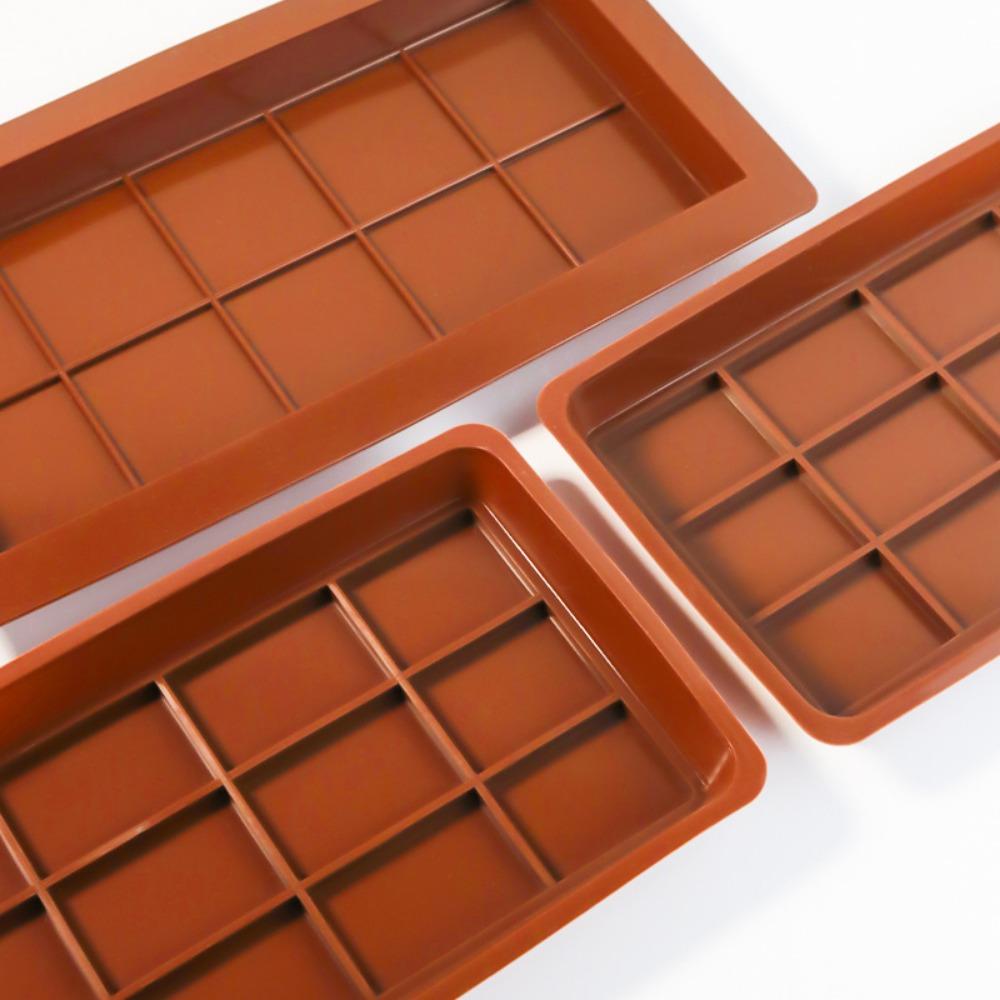 Formy na čokoládové tyčinky Silikonové tyčinky Rozbitné Formy na tavení vosku Snadné uvolnění Obdélník Odolný pro bílkoviny a energii Ručně vyrobený dárek