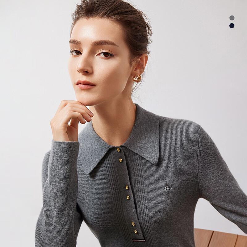 Navigare Women's 100% Wool Slim-Fit Knit Sweater