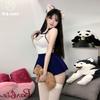 Sex Underwear New Sexy Super Short Backless Pure Desire Senior Sister Student Uniform Temptation Role-playing Suit