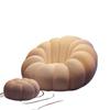 Pumpkin Style Lazy Sofa Chair for Small Spaces - Ideal for Bedroom, Living Room, or Balcony