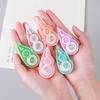 Compact Mini Colored Correction Tape for Students with Transparent Shell